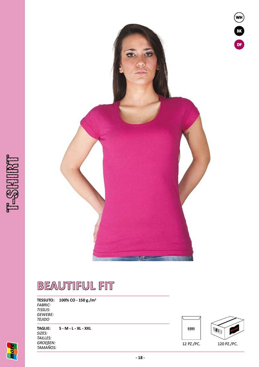 01) Madonna more (Disponibile nei col. bianco, nero, fucsia. Altri colori su ordinazione, rispettare inner)