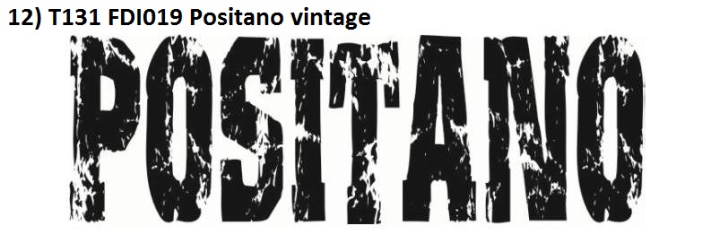 12) T131 FDI019 Positano vintage