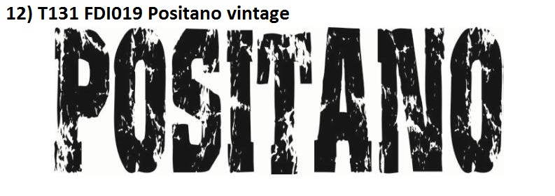 12) T131 FDI019 Positano vintage